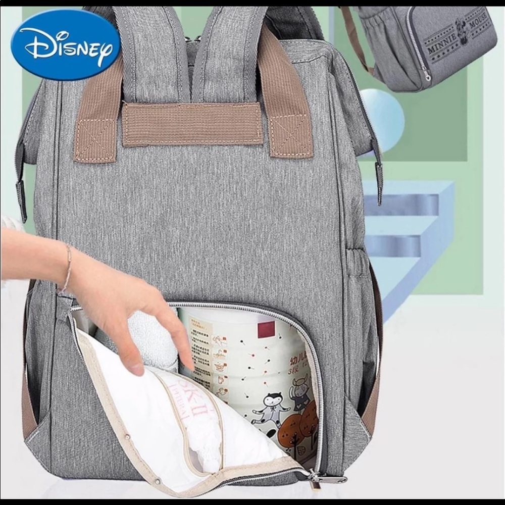 Disney Winnie The Pooh Bear Mommy Diaper Backpack - Picture 6 of 8